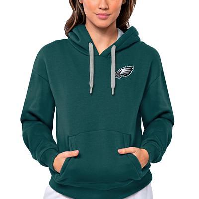 Philadelphia Eagles Antigua Women's Victory Crewneck Chenille Pullover  Sweatshirt - White