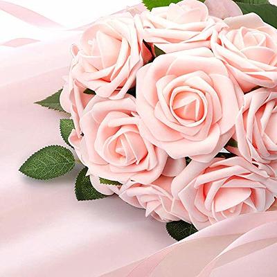 30 Pcs Glitter Roses Artificial Foam Rose Artificial Glitter Flowers with  Stem, Foam Glitter Rose for Wedding Party Office Baby Shower Home Decoration