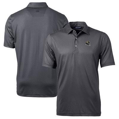 Men's Cutter & Buck Gray Jacksonville Jaguars Helmet Pike Constellation  Print Stretch Polo