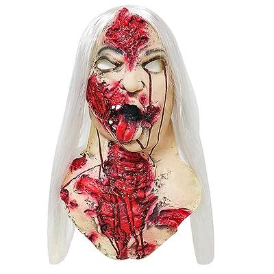 Halloween Creepy Scary Face Latex Mask Horror Costume Party Props