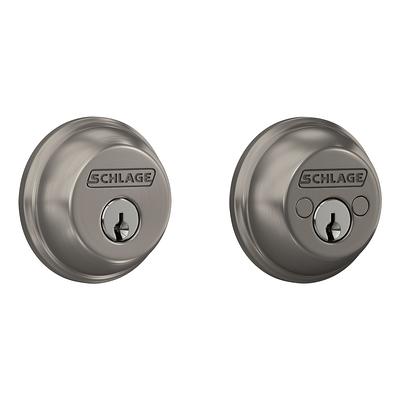 Schlage Bowery Satin Nickel Entry Knobs Grade 1 1-3/8 in. - Total Qty: 1,  Count of: 1 - Fry's Food Stores