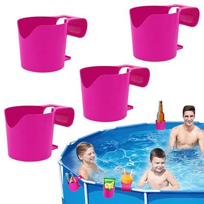 homfanseec 4Pcs Poolside Cup Holders for Above Ground Swimming