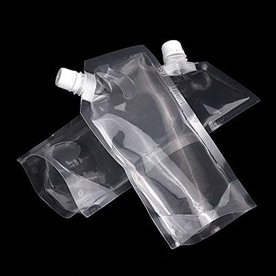 OXJJCCXO Alcohol Pouches,Plastic Flasks for Liquor Hidden,Drink Pouches for  Adults Alcohol,Rum Runners for Cruise Leak Proof set,Reusable and