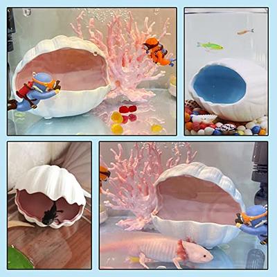 Aquarium Decorations Cave Betta Fish Tank Accessories Rock Cave Decor for  Shrimp Cichlid Hiding Breeding Small Fish Bowl Hide Decoration Betta Toys  Hideout Stones House（Small） - Yahoo Shopping