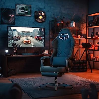 MoNiBloom Massage Video Gaming Recliner Chair, Ergonomic Computer