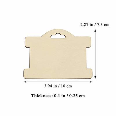 Jewelry Display Card Wood Tags Bracelet Display Cards Blank Unfinished Wood  Necklace Card Holder Hanging Cards Earrings Showing Tags (3.94x2.87 in, 20  Pcs) - Yahoo Shopping