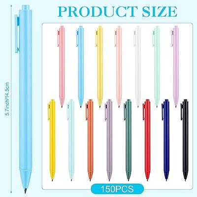 WY WENYUAN Cute Pens, Pastel Ballpoint Pens Bulk, Fine Point Smooth Writing  , Colorful Best Gift Pens, Black Ink 1.0 mm Journaling Pens Office