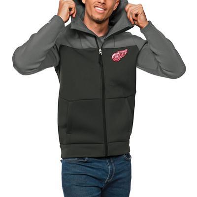 Men's Antigua Black Chicago Bears Protect Lightweight Full-Zip Jacket