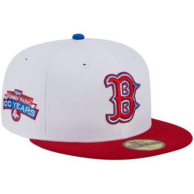 New Era Red Boston Red Sox Lava Highlighter Logo 59FIFTY Fitted Hat