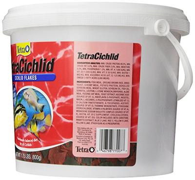 TetraCichlid fish Floating Cichlid Pellets 6 Ounces, Nutritionally Balanced  Diet