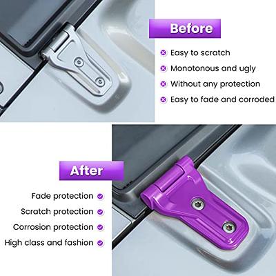 Rear Door Lock Protection Buckle Cover Trim for Jeep Wrangler JL