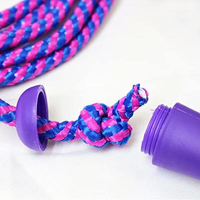  12 Pcs Jump Rope for Kids Adjustable Cotton Skipping Rope 7ft Jumping  Rope with Wooden Handle for Children Students Boys Girls Toddler Fitness  Outdoor Exercise Workout Fun Activity, Random Color 