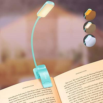 Glocusent LED Neck Reading Light, Book Light for Reading in Bed, 3 Colors, 6 Brightness