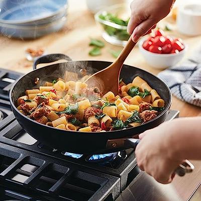 Anolon Advanced Home Hard Anodized Nonstick Deep Frying Pan/Skillet with Lid,  12 Inch, Onyx - Yahoo Shopping