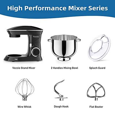 Hand Mixer Electric, Vezzio 5-Speed Kitchen Handheld Mixer with