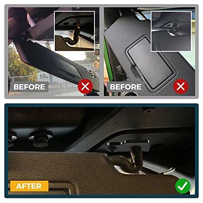 Olaismln 2 Pack Sun Visor Clips Repair Kit Compatible with 2018 Jeep and  Newer JK JL JT Wrangler 2018-2022 and Gladiator 2020-2022, Used for  Restores and Repairs Vehicle Sagging Sun Visor - Yahoo Shopping