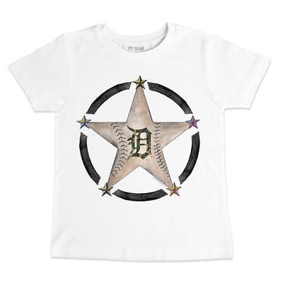 Women's Tiny Turnip White Detroit Tigers Stacked T-Shirt - Yahoo