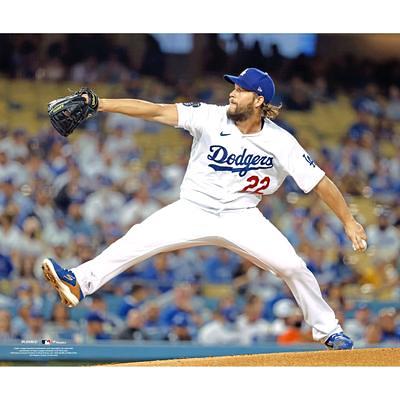 Walker Buehler Los Angeles Dodgers Unsigned Pitching Vertical Photograph