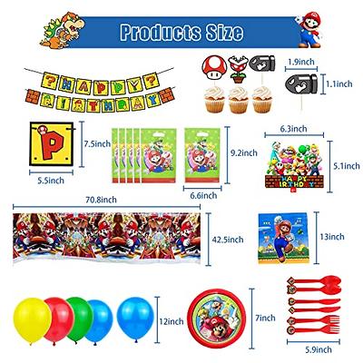 Lilo and Stitch Party Supplies, 103pcs Birthday Decorations Set Include Banner, Balloons, Stickers, Hanging Swirls, Cake Cupcake Toppers, Tablecloth