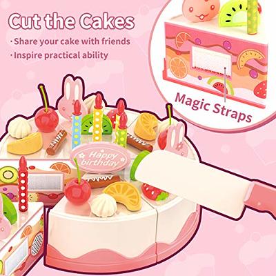 Toy Chef Bakery Pretend Playset with Toy Foods Plastic Food for Kids Childrens Birthday Gift