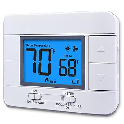 AprilAire 7-Day Universal Wi-Fi Programmable Thermostat with Color  Touchscreen, Compatible with  Alexa and Google Assistant 8920W - The  Home Depot