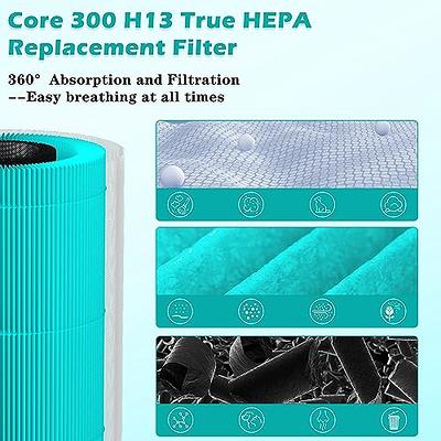 2 Pack Core 300 Replacement Filter Compatible for LEVOIT Core 300, Core 300S,  Core P350, Core 300-RF True HEPA Filter, High-Efficiency Activated Carbon  (White) - Yahoo Shopping