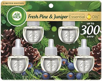 Air Wick Plug in Scented Oil Warmer, 2 ct, White color, Air Freshener,  Essential Oils