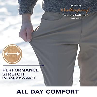  Weatherproof Vintage Hiking Pants For Men Casual Stretch  Pants For Men Straight Slim Fit Chino Mens Tech Pants Size 36W X 30L