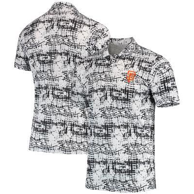 Men's Antigua Black San Francisco Giants Tribute Polo