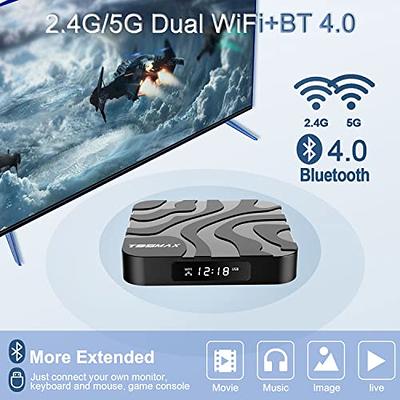 Android 12.0 Smart TV Box T95Z Plus H618 Dual WiFi 2.4G/5G 6K Ultra HD  Resolution Bluetooth 5.0 Quad-Core Cortex-A53 CPU 100M Ethernet 4GB RAM  32GB ROM Android TV Box 