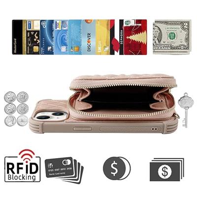  Bocasal Crossbody Wallet Case for iPhone Xr, RFID