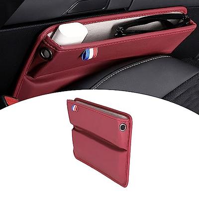 Red Car Insurance holder for registration card documents auto organizer  Luxury PU Leather wallet case 
