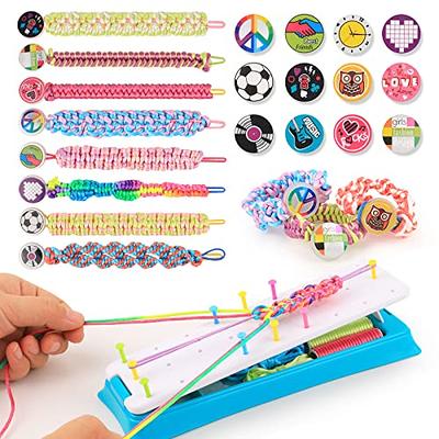 Friendship Bracelet Making Kit For Kids Gift,DIY Girls Colorful Elastic  Bracelet Making Set 