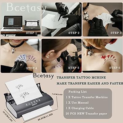 Aibecy Cordless Transfer Stencil Printer Portable Rechargeable Printer  Transfer Thermal Copier Machine for Temporary and Permanent Compatible with  Android iOS Phone PC - Walmart.com