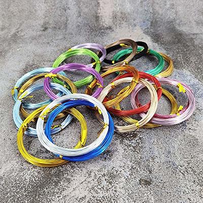 Inspirelle 20 Colors Aluminum Craft Wire Bendable Metal Wire for Jewelry  Craft Making, 10M Each Color (20 Guage (0.8mm)) - Yahoo Shopping