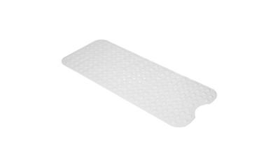 Mdesign Plastic Loofah Cushioned Suction Bath Mat For Shower Or