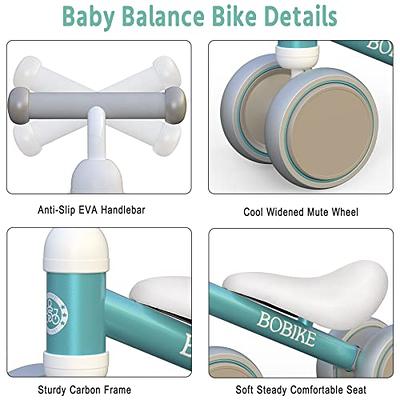 Baby Balance Bike Toys for 1 Year Old Gifts Boys Girls 10-24 Months Kids  Toy Toddler Best First Birthday Gift Children Walker No Pedal Infant 4  Wheels