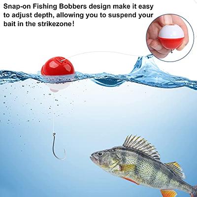 Fishing Hooks Bobbers Tackle Kit, 200pcs Basic Fishing Tackle Box