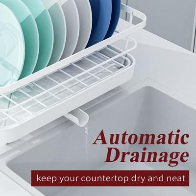 Sakugi Dish Drying Rack - Rustproof & Durable Dish Rack, Large-Capacit