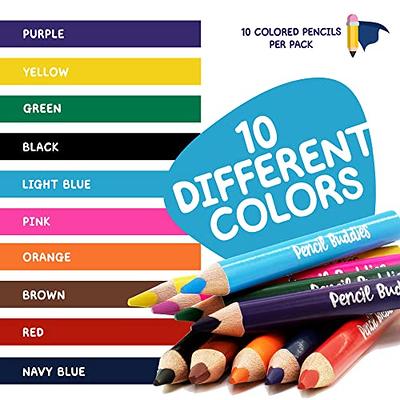 Nsxsu 8 Colors Rainbow Pencils, Jumbo Colored Pencils for Adults