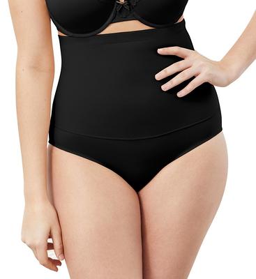 Maidenform Women's Flexees Firm Control High Waist Brief Panty in Black  (1854), Size Small