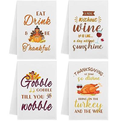 Redbaker 6 Pcs Camping Kitchen Towels Funny Dish Towel Happy