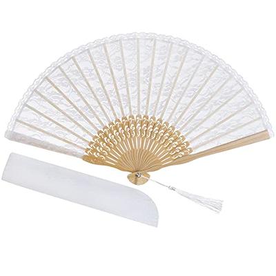 Elegant Feather Fan Colorful Full Velvet Folding Fan Dance Fans Party  Accessory