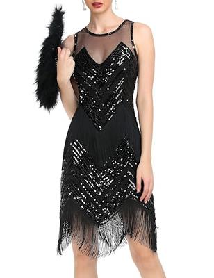 1920's Black Fringe Flapper Costume