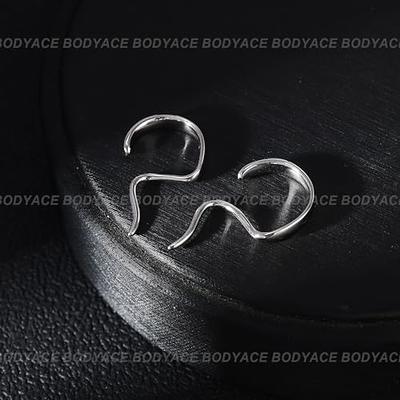 1PC Stainless Steel Vertical Labret Scepter Lip Ring Piercing Lip Clip  Unique Trendy Body Piercing Accessories 16G Customized - AliExpress