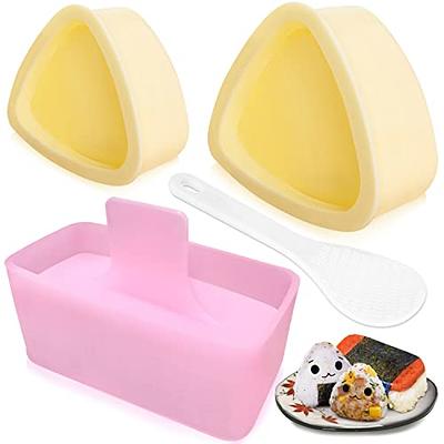 Onigiri Mold, 3 Pack Rice Mold Musubi Maker Kit, Maker Press, Classic Triangle  Rice Ball Maker Sushi Mold for Kid Lunch Bento and Home DIY - Yahoo Shopping