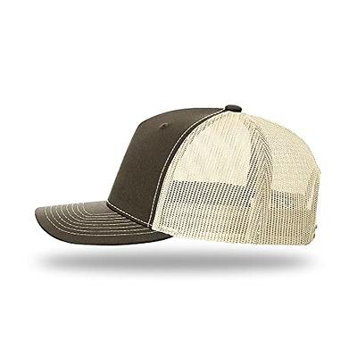 Toptie Blank 5 Panel Trucker Hat Foam Front Mesh Back 2 Tone Trucker Snapback Hat