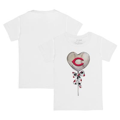 Lids Cincinnati Reds Tiny Turnip Youth Baseball Tear T-Shirt - White