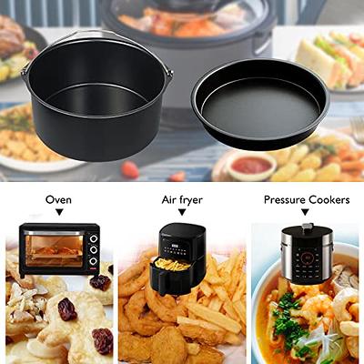 GPED Air Fryer, 7.5QT Air Fryer Oven with Visible Cooking Window, 8 Cooking  Presets, Supports Customerizable Cooking, Easy to Clean Non-Stick Basket,  Including Air Fryer Paper Liners 50PCS, Black 