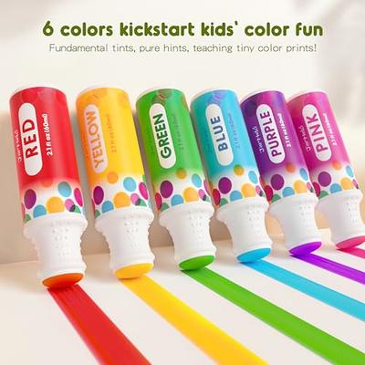 funcils 10 washable dot markers for toddlers - non toxic paint dotters